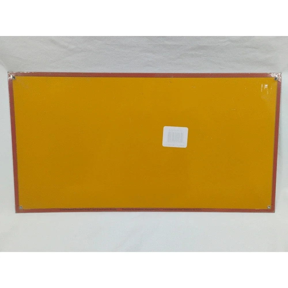 Busted Knuckle Garage Racing Spares‎ Tyres Petrol Lubricants Tin Sign Man Cave
